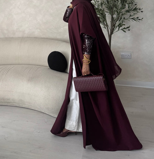 Burgundy sparkle