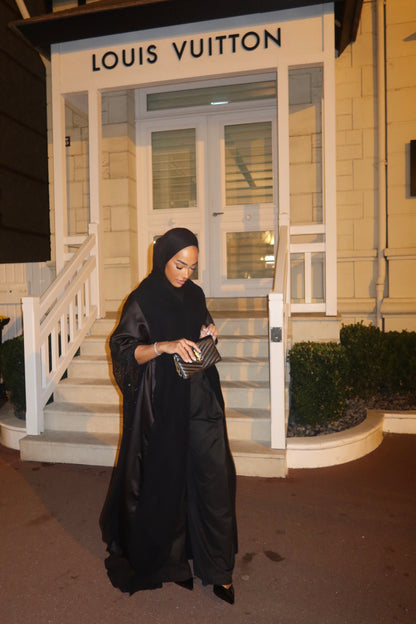 HADIYATT Milano black sparkle abaya - A/W 26