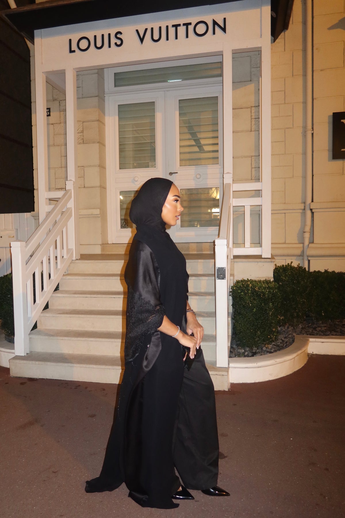 HADIYATT Milano black sparkle abaya - A/W 26