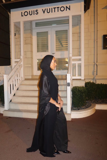 HADIYATT Milano black sparkle abaya - A/W 26