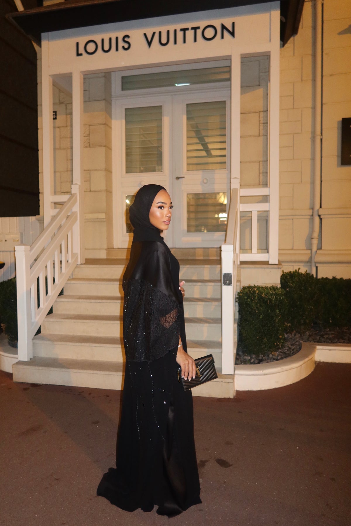 HADIYATT Milano black sparkle abaya - A/W 26