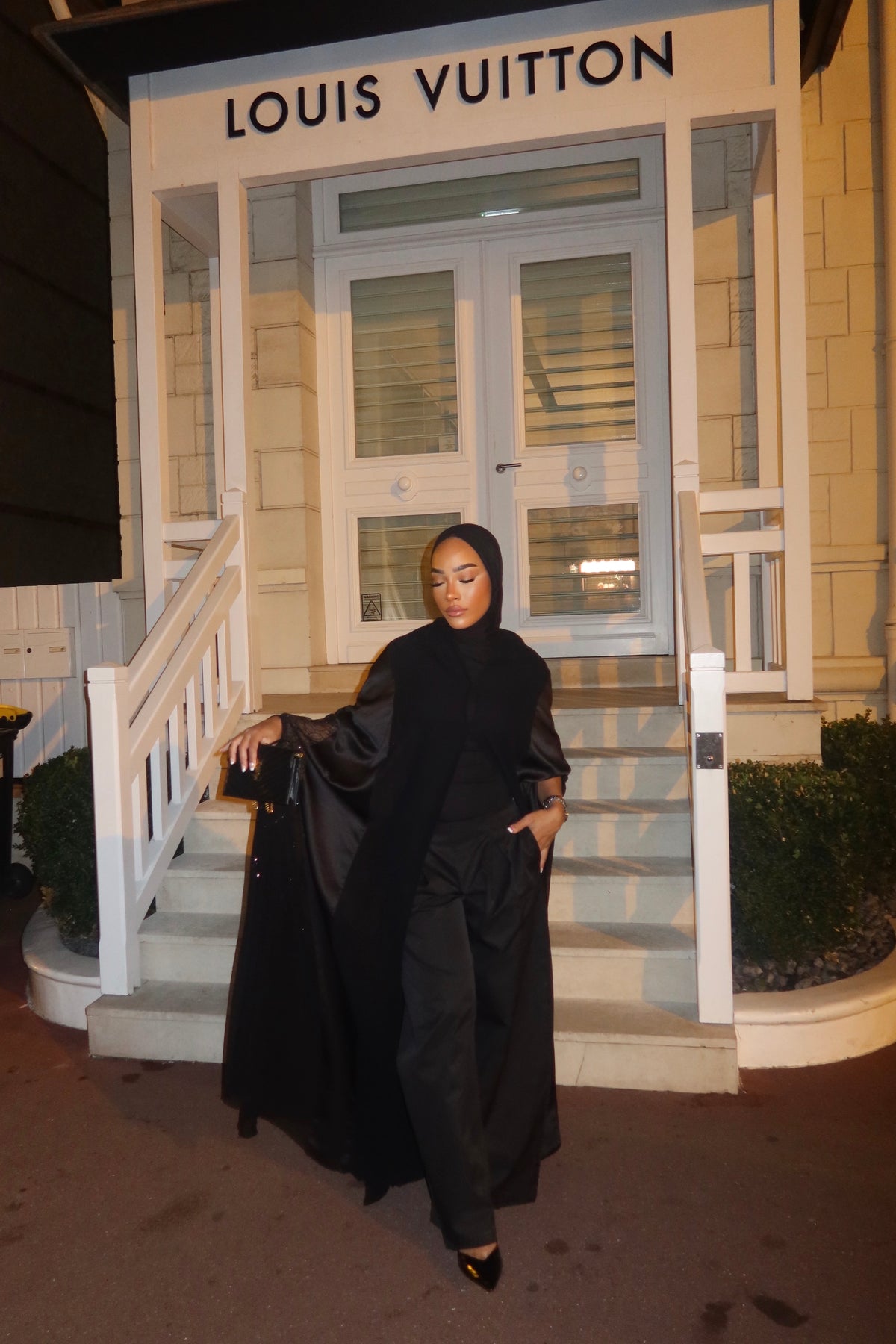HADIYATT Milano black sparkle abaya - A/W 26