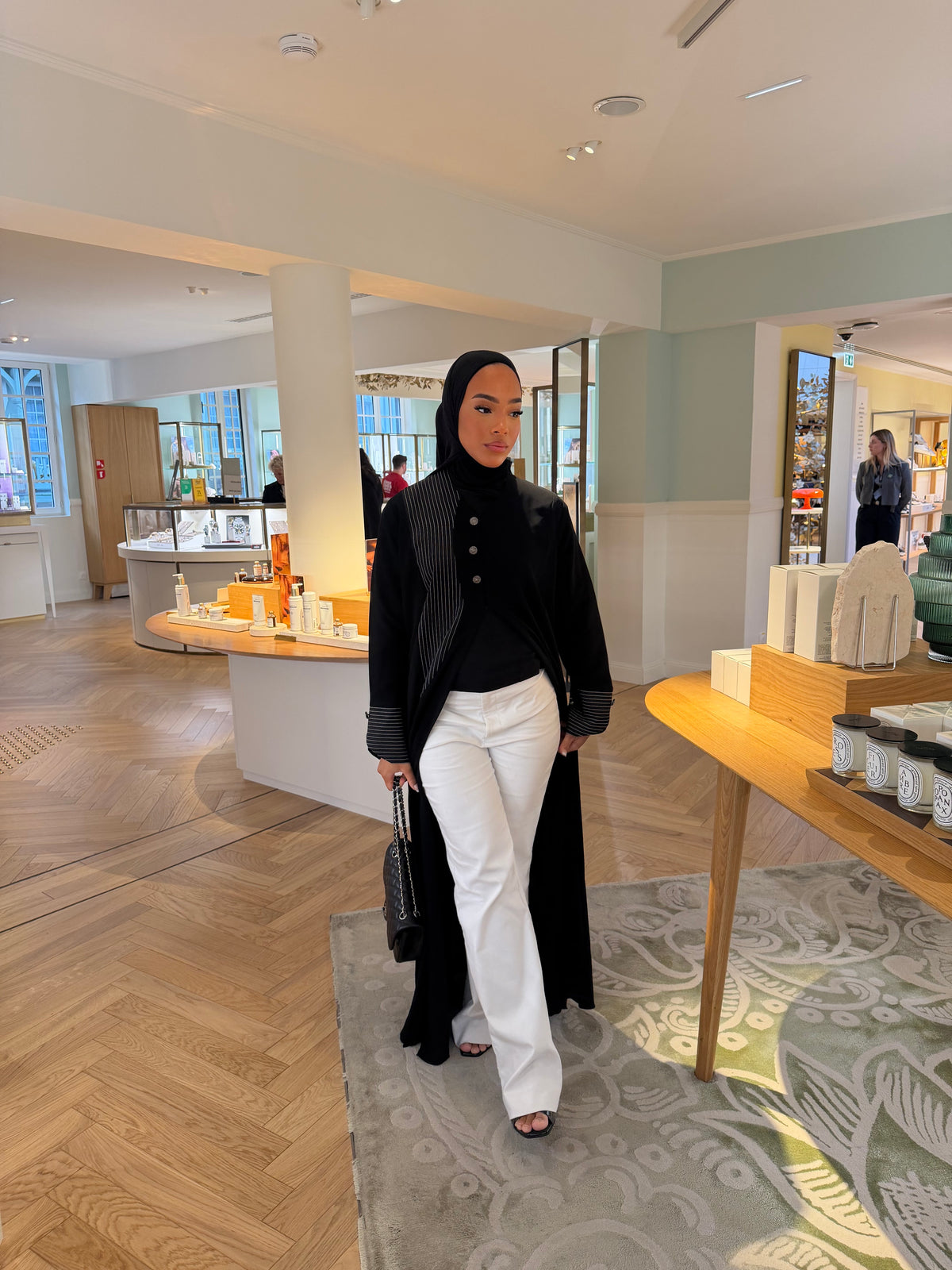 HADIYATT Turin black tailored abaya - A/W 26