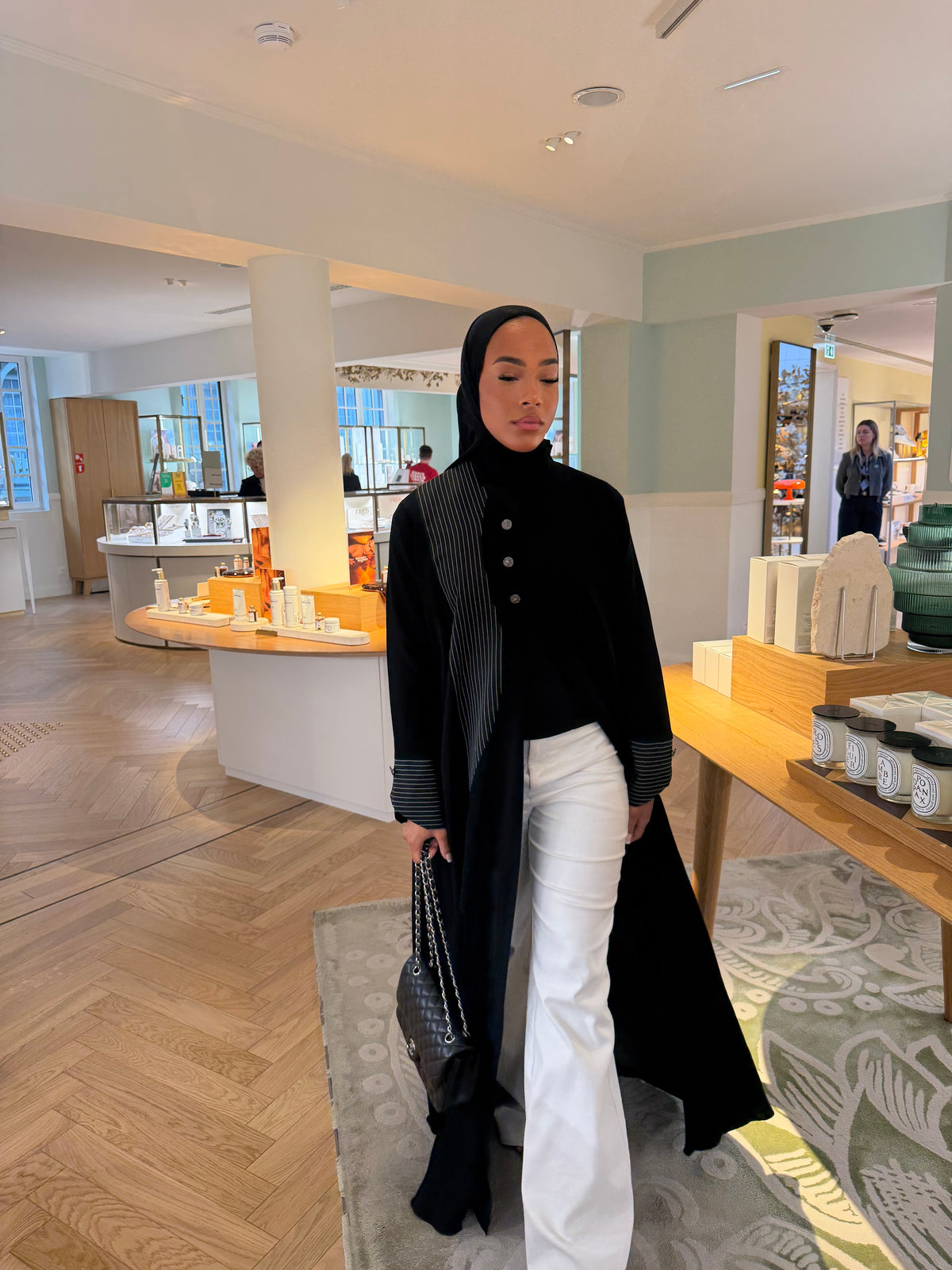 HADIYATT Turin black tailored abaya - A/W 26
