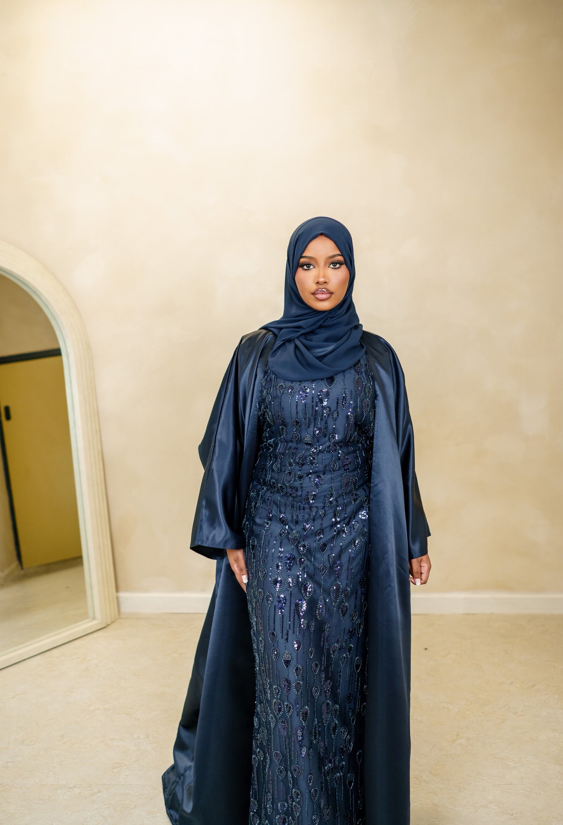 luxury abaya dress Luxury 2 piece abaya dress